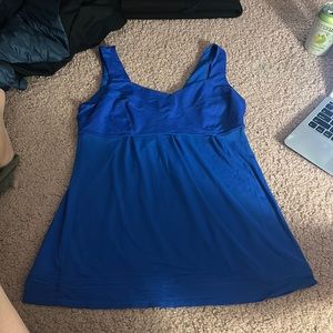Beautiful blue lululemon tank